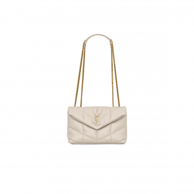 YSL TOY PUFFER IN LAMBSKIN 7593371EL079207 (23*15.5*8.5cm)